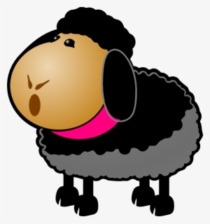 Black Sheep Clip Art At Vector Clip Art Online - Sheep Clip Art #3176412
