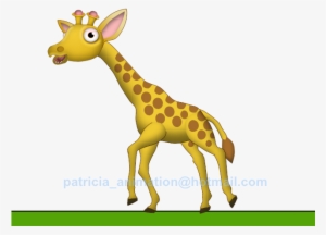 Moving Clipart Giraffe - Animation Giraffe #3176466