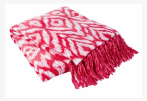 Plush Throw Blanket, Red/white #3176713