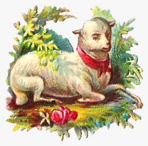 Free Digital Lamb Clip Art - Easter Lamb Png #3176815