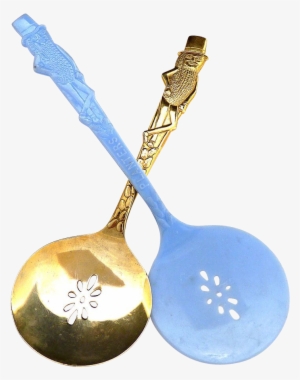 Peanut Spoons Planters Peanut Gold Blue - Planters #3177233