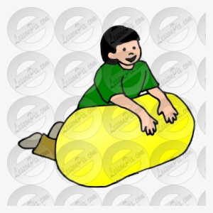 Peanut Clipart Person - Sitting #3177460
