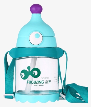 Fuguang Children's Water Cups Hand Cups Ropes Portable - Water Bottle #3177697