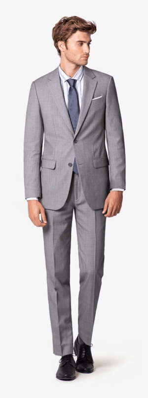 New Grey Wool Blend Suit - Traje Gris #3177902