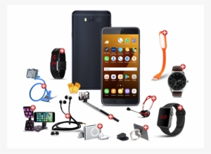 Mega 12 In 1 Bundle Offer, Bestel Hot9 Cell Phone, - Universal Long Lazy Mobile Phone Holder Stand #3178197