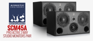 Atc Scm45a Pro Active 3 Way Studio Monitors Pair - Atc Scm45a Pro (pair) #3178530