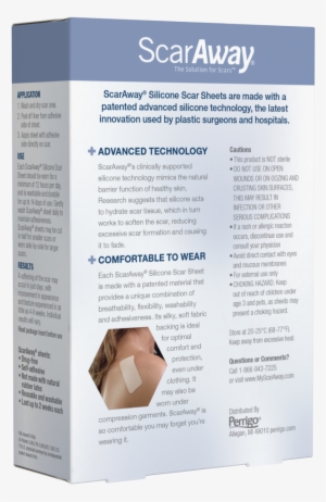 Scaraway® Silicone Scar Sheets Are Intended For Use - Scaraway Scar Sheets, Silicone, Reusable - 8 Sheets #3178598