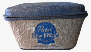 Vintage Pabst Blue Ribbon Beer Cooler C - Storage Basket #3178732