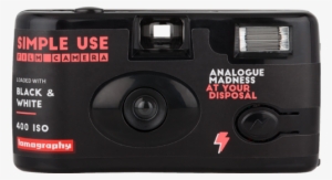 Black - Lomography Simple Use Film Camera - Black & White #3179230