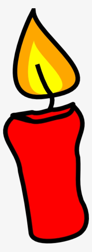 Candle Clipart Red Candle - Clip Art Candle Red #3179276
