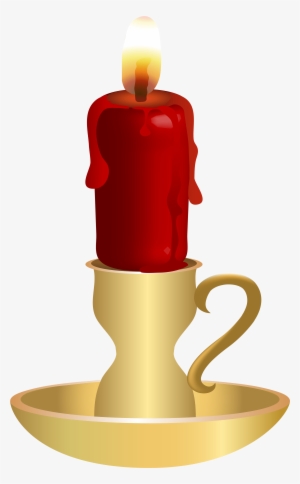 Candle Red Png Clip Art - Clip Art #3179366