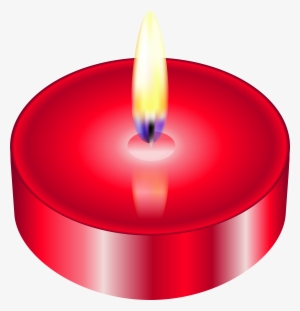Red Tealight Png Clip Art #3179545