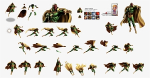 Click For Full Sized Image Vision - Marvel Avenger Alliance Sprites #3180049