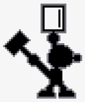 Mr Game And Watch - Mr Game And Watch 8 Bit #3180290