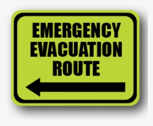 Glow In The Dark Visual Management Emergency Sign #3180926