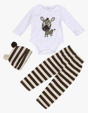 Petite Bello Clothing Set 0-6 Months Little Zebra Clothing #3181142