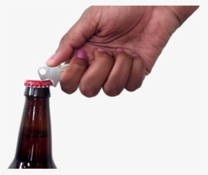 Bottle Opening Key In Action - Bottle Opener Key #3182008