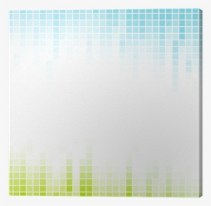 Abstract Pixel Mosaic Gradient Background Canvas Print - Screen #3182647