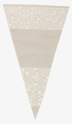 Bag, Conical Bag, Pp, 18x37cm, Lace Pattern Blocked, - Puntzak Plastic #3183109