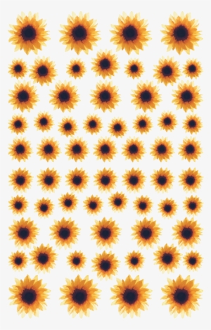 転写ネイルシール＊watercolor Sunflower 【170005】 - Bias #3183652