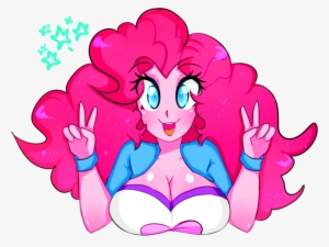 Pinkie Pie Rainbow Dash Pony Pink Flower Fictional - Pinkie Pie Equestria Girl Anime #3183977