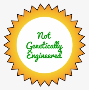 "not Genetically Engineered" Starburst Labels Pre-designed - Cottagecutz Expressions Die 2.9"x.8" #3185380