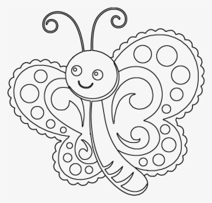 Free Butterfly Coloring Page - Butterfly #3185789