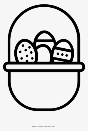 Easter Egg Basket Coloring Page - Illustration #3186096