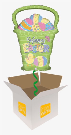 28″ Easter Egg Basket - Balloon Shape Easter Egg #3186381