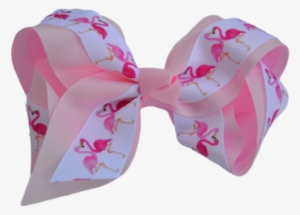 Light Pink Flamingo Bow - Present #3186757