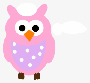 Pink Owl Png - Clip Art #3186802