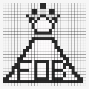 Fall Out Boy Perler Bead Pattern / Bead Sprite - Minecraft Fall Out Boy Pixel Art #3187431