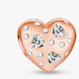 Pandora Charms Compatible Rose Gold Love Set #3187508