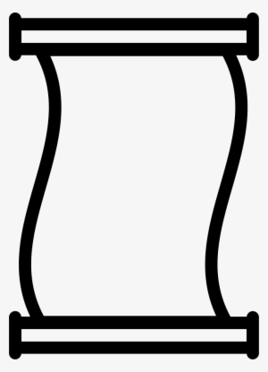 Ancient Paper Scroll Outline - Scroll Outlines #3187837