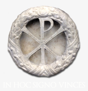 Favorite - Chi Rho Monogram Lapel Pin, Men's, Sea Shell / Lavender #3188417