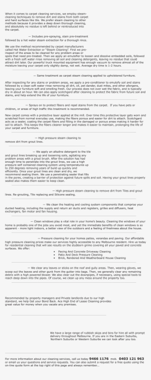 When It Comes To Carpet Cleaning Services, We Employ #3188524