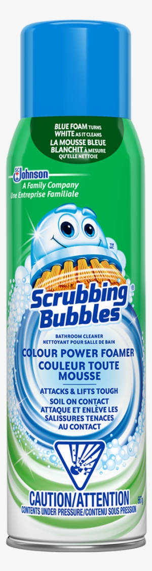Foamer Aerosol With Colour Power - Scrubbing Bubbles Toilet Cleaning Gel With Hydrogen #3188564