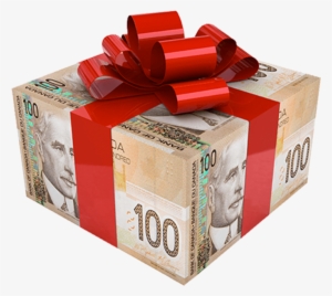 Gift Pack Cartoon Icon Transpa Png Svg Vector - Money #3188771