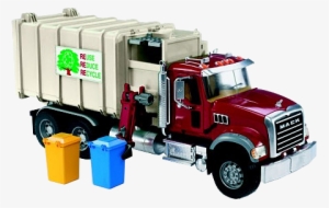 How - Bruder - Mack Granite Side Loading Garbage Truck #3188846