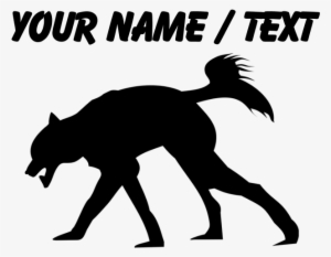 Custom Angry Wolf Silhouette Water Bottle - Lion With American Flag #3189376