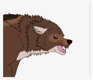 Angry Wolf - Cartoon #3189407