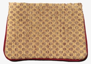 Guatemalan Textile Zip Clutch- Taupe/ Golden Yellow - Yellow #3189982