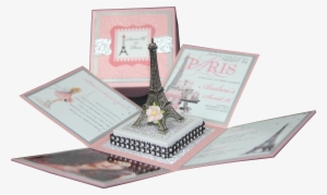 Paris Theme Quinceanera Invitation #3190153