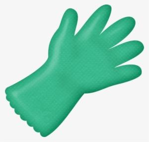 Rubber Gloves - Green Gloves Clipart Png #3190279