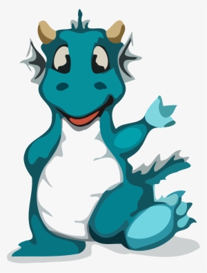 Dragon Hello Clipart Png - Dragon Pet Cartoon #3190458