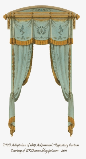 Go To Image - Vintage Curtain Png #3190465