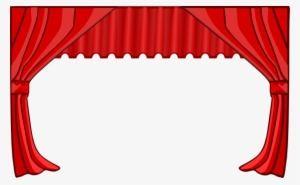 Curtain Clipart Small Window - Theater Curtains Clip Art #3190612