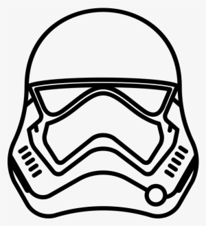 First Order Stormtrooper Rubber Stamp - Stormtrooper Icon #3191007