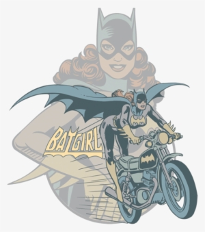 Dc Comics Batgirl Biker Men's Slim Fit T-shirt - Batgirl T Shirt #3191025