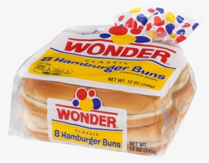 Classic Hamburger - Wonder Hamburger Buns, Enriched, Classic - 12 Buns, #3191309